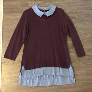 Tommy Hillfiger collared sweater